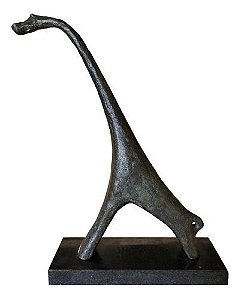 Sonia Ebling , Escultura Em Bronze Girafa, 30x5x16,5cm (fora a base)