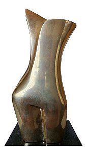 Alvaro Franklin #Escultura em  Bronze , Assinada, 18x8x6cm (fora a base). P2
