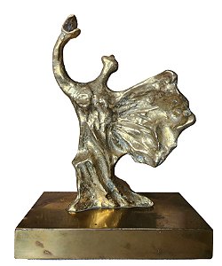 Domenico Calabrone # Escultura em Bronze  24x20cm (fora a base)