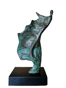 Domenico Calabrone #  Escultura em Bronze Mulher 22x9x3cm (fora a base)
