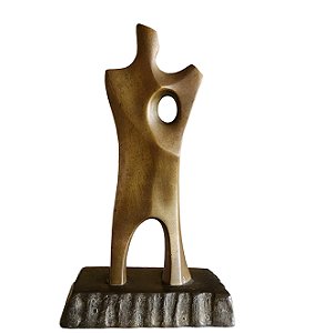 Domenico Calabrone #Escultura em Bronze 16x06x03cm (fora a base)