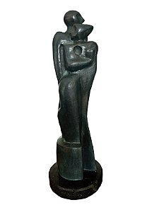Adélio Sarro # Escultura em bronze - 18x09cm (fora a base)