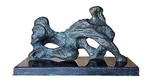 Bruno Giorgio - Escultura em Bronze Esfinge , 15x27cm, Decada De 50 (fora a base)