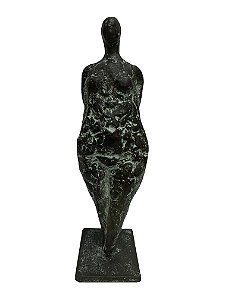 Vasco Prado - Escultura em bronze - 20x07cm (fora a base)