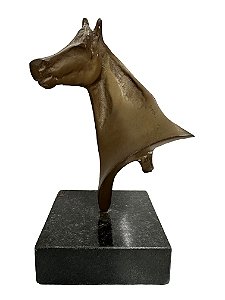 Cássio Lázaro - Cavalo - Escultura em bronze - 16x12cm (fora a base)