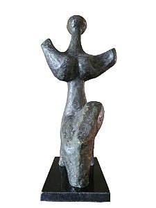 Bruno Giorgi #Escultura em Bronze  Mulher ao Luar 48X25X20 cm fora a base