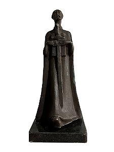 Galileo Emendabili - Escultura em bronze - 22x10x13cm