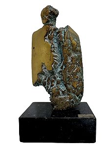 Cassio Lázaro - Escultura Em Bronze, 15x8cm G1