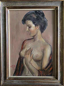 Anitta Malfatti - Óleo Sobre Tela, 36x53cm, Medidas Internas  B8