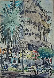 Yolanda Mohalyi, Aquarela Sobre Papel, b8