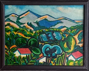 Inimá De Paula, Óleo Sobre Tela, 35x27cm, Medida Interna B8