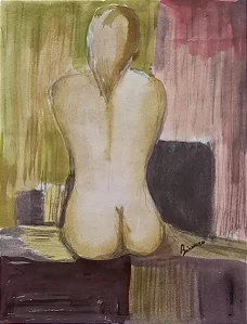 Enrico Bianco, Aquarela Sobre Cartão, 21x30cm, B8