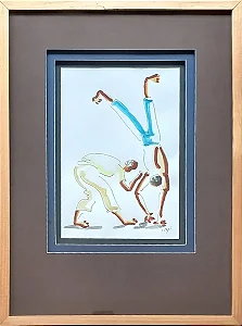 Carybé, Técnica Mista, 30x20cm ! Jv9