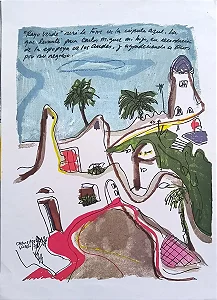 Carlos Paez Vilaró. Gravura, Medindo 55cm X 40cm B8