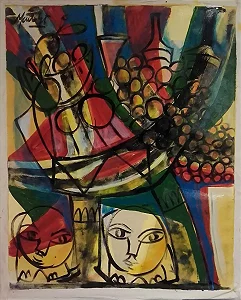 Menelaw Sete, Acrílico Sobre Tela, 110x93cm. B8