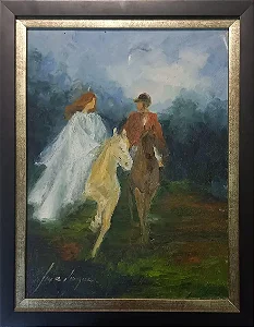 Joyce Junqueira, Óleo Sobre Tela, 30x40cm Medida Interna B8