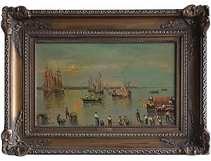 Vincenzo Cencin, Óleo Sbr Placa, 35x55cm, Med Interna B8
