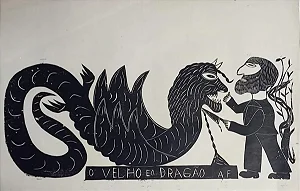 Amaro Francisco, Xilogravura, 50x40cm, B8 W1