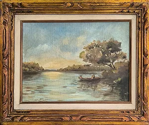 Linda Obra, Óleo Sobre Tela, 40cm X 30cm Medida Interna B8