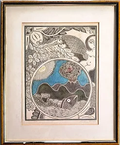 Mario De Andrade, Gravura Metal P.a 31x42cm Med Intern B8 G7