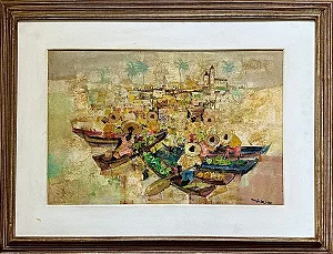 Tsugumasa Nojiri, Óleo S Tela 38x58cm (fora Moldura)jvs7 Ll