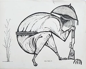 Aldemir Matins, Gravura, medindo 46cm X 36,5cm B8