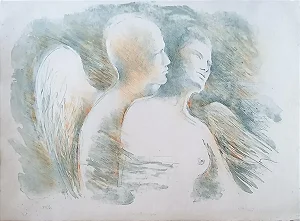 Celina 1990, Litografia, Momento Magico , 75,5cm X 56cm B8