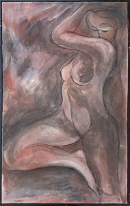 Atribuída a Hélio Seelinger, óleo sobre tela, 80x50cm b8