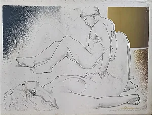 Joarez De Oliveira, Litografia Ego Bem Dentro 70cm X 50cm B8