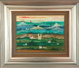 Guignard , Óleo Sobre Tela , 20x26cm(mi).jv9