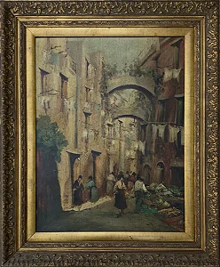 Vincenzo Irolli, Óleo Sobre Tela, 65x50cm Med Int B8