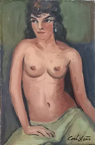 Carlos Leão, Óleo Sobre Tela , 20x30cm! Jv9