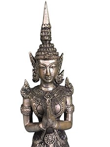 Buda hindu banhada a prata , 24x08x07