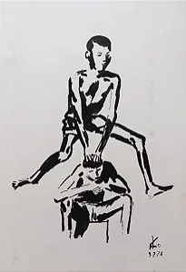 Nanquim Sobre Cartão 1978, 45x32cm, B8