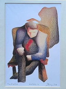 Marco Antônio Braga 08, Serigrafia P.a 02/30, 28cm X 19cm