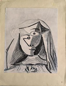 Pablo Picasso, Gravura Les Ménines, Medindo 24cm X 31,5cm B8