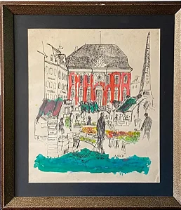 H. Stuch , Técnica Mista , 40x48cm , 1982 B8