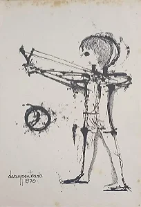 Darcy Penteado 1970, Gravura ,33x47cm, B8 W3