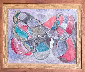 José Tarantino, Técnica Mista Em Tela, 40x50cm Medida Interna