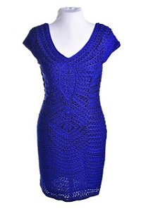 Vestido Le Lis Blanc Azul Textura