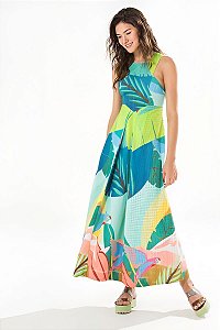 Vestido Farm Estampado Longo