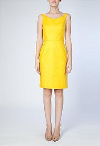 Vestido Andrea Marques Modelo Elegance Amarelo