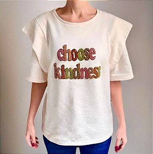 Blusa Iorane Offwhite de Moletom