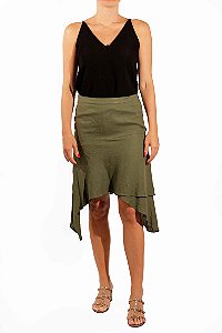 Saia Ateen Verde Militar Pontas