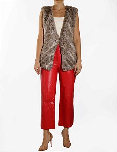 Colete Brooksfield Dona Cinza Fur