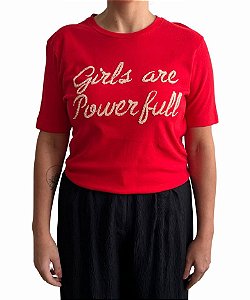 Blusa Eva Girls are Powerful Vermelha