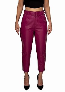 Calça Bhava Rosa - Fucsia Couro
