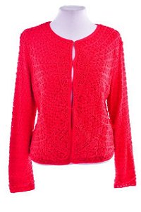 Casaqueto Le Lis Blanc Vermelho Textura