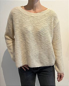 Blusa Casual Street Nude de Tricô