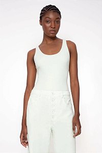 Body Cris Barros Verde Modelo Marlene